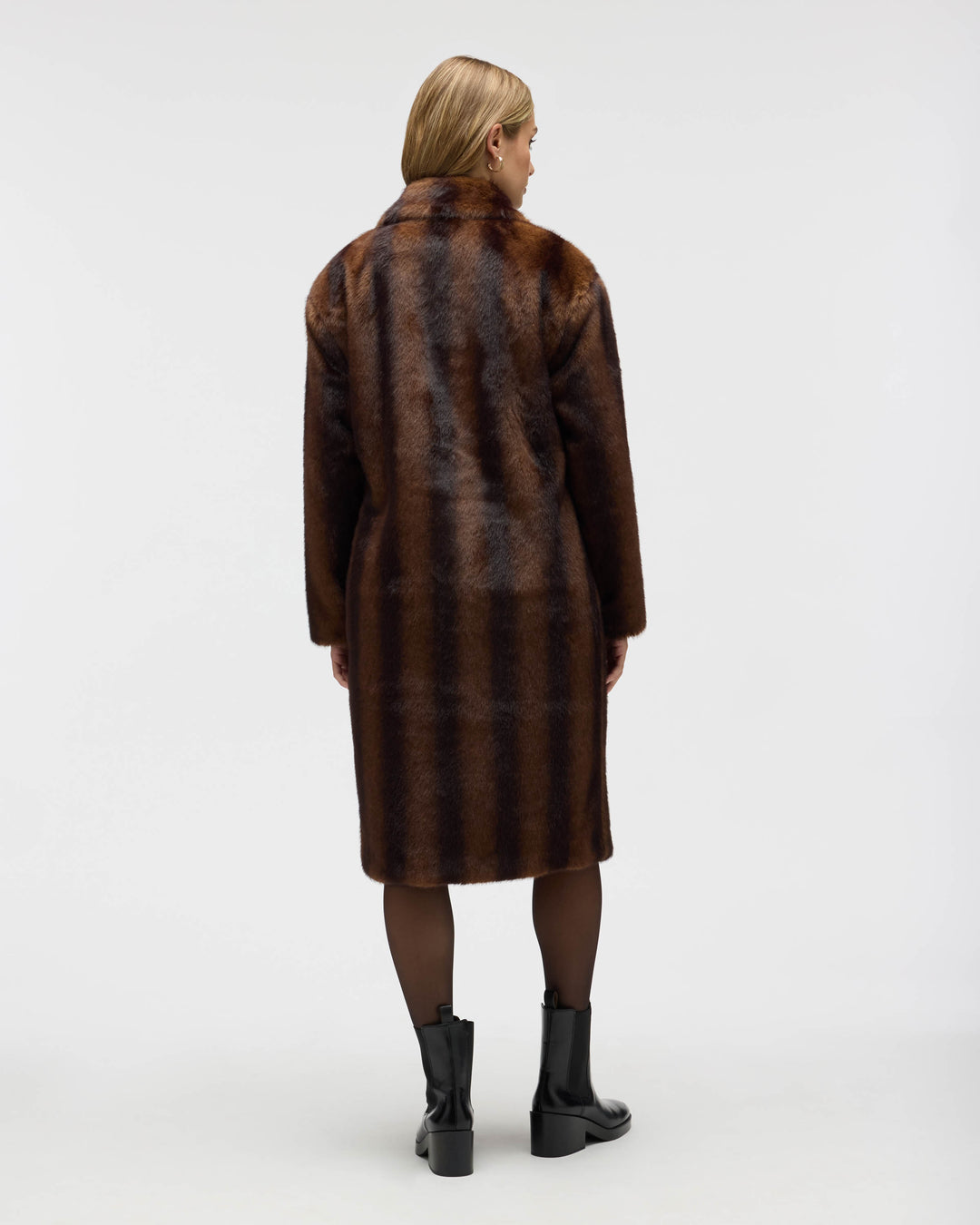 Military Mink Faux Fur Coat