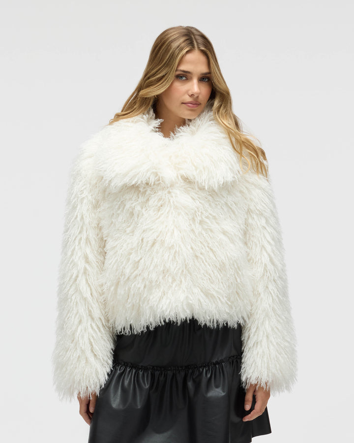 Short Faux Fur Jacket