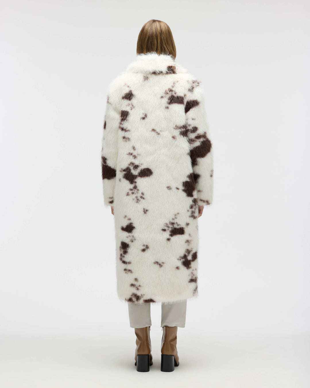 Long Hair Luxurious Faux Fur Jacket