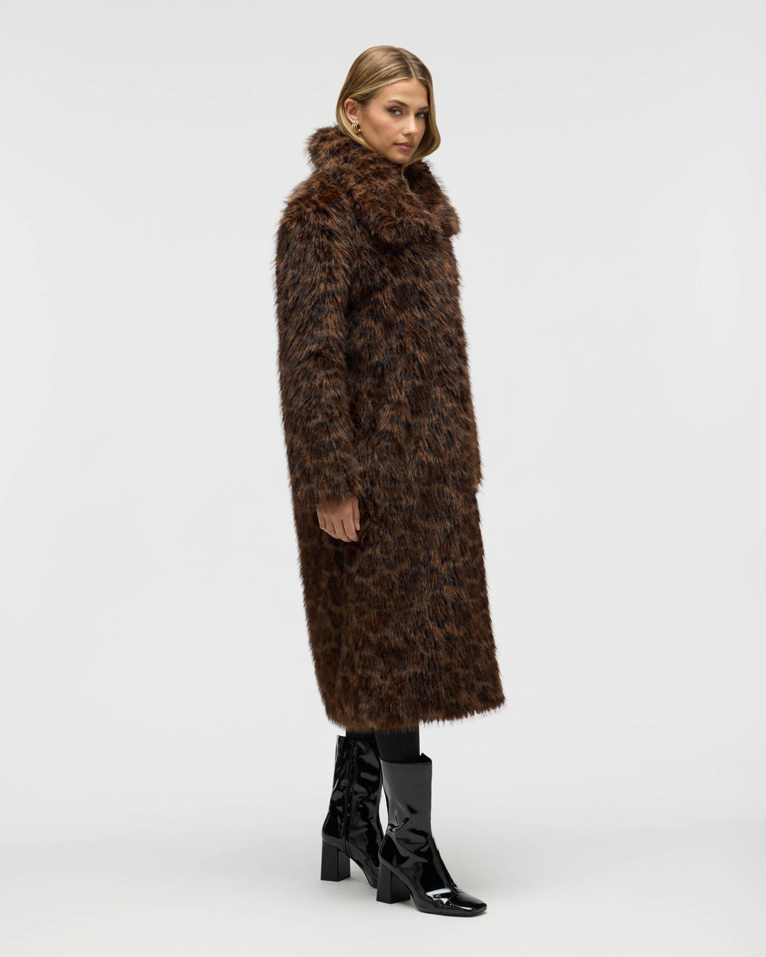 Long Hair Luxious Faux Fur Jacket