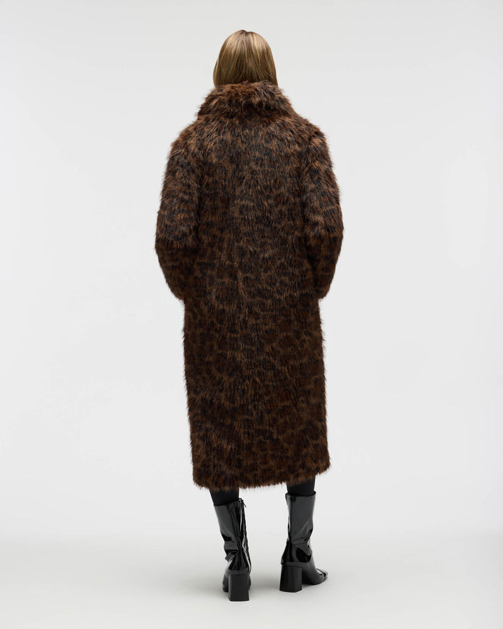 Long Hair Luxious Faux Fur Jacket