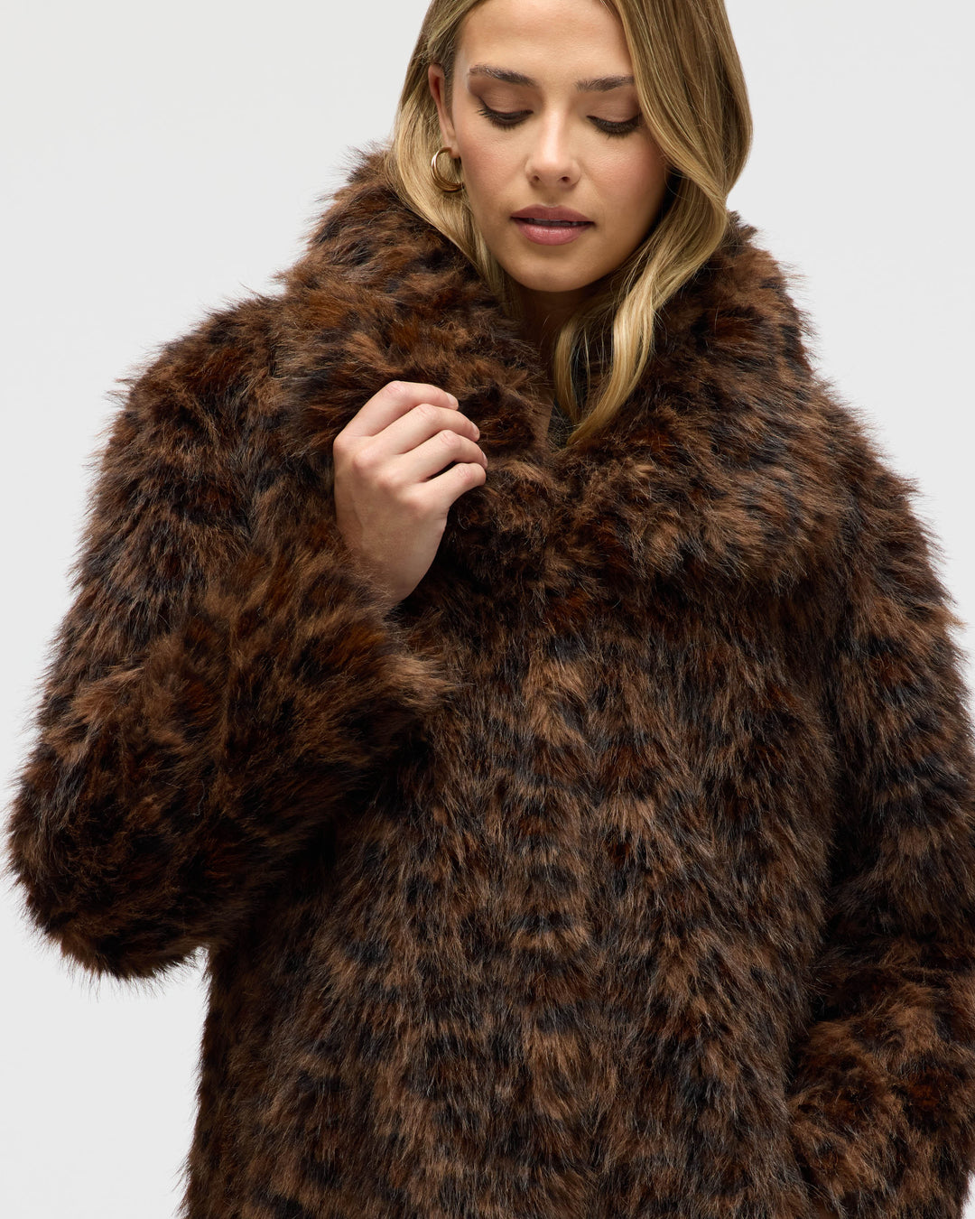 Long Hair Luxious Faux Fur Jacket