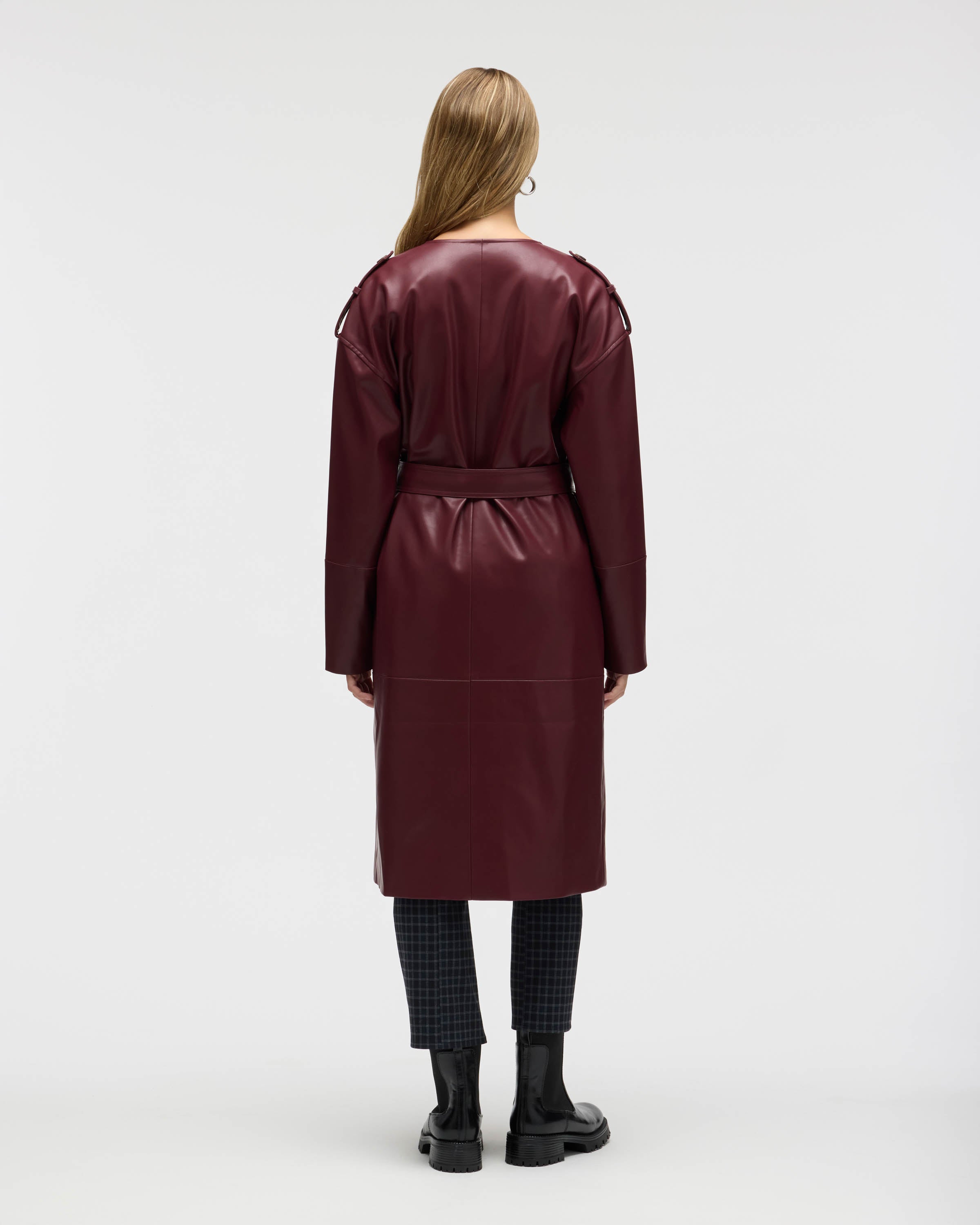 【60s】Euro Vintage Cotton Belted Coat 46 60s】Euro Vintage Cotton Belted Coat 46 1960s Trench Coat/60s