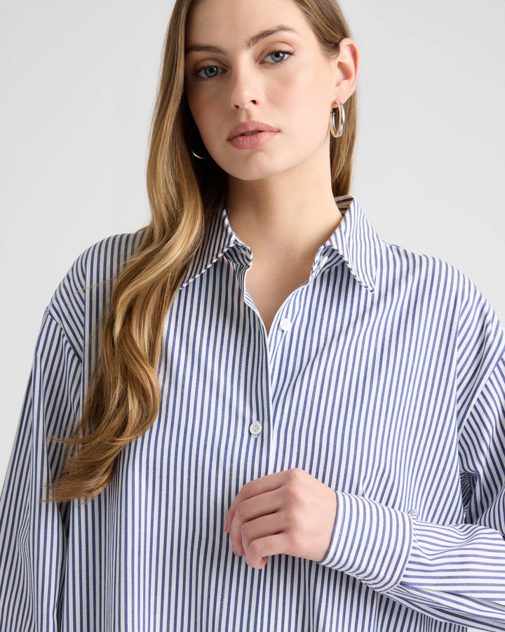 Long Shirt Dress with Side Slits