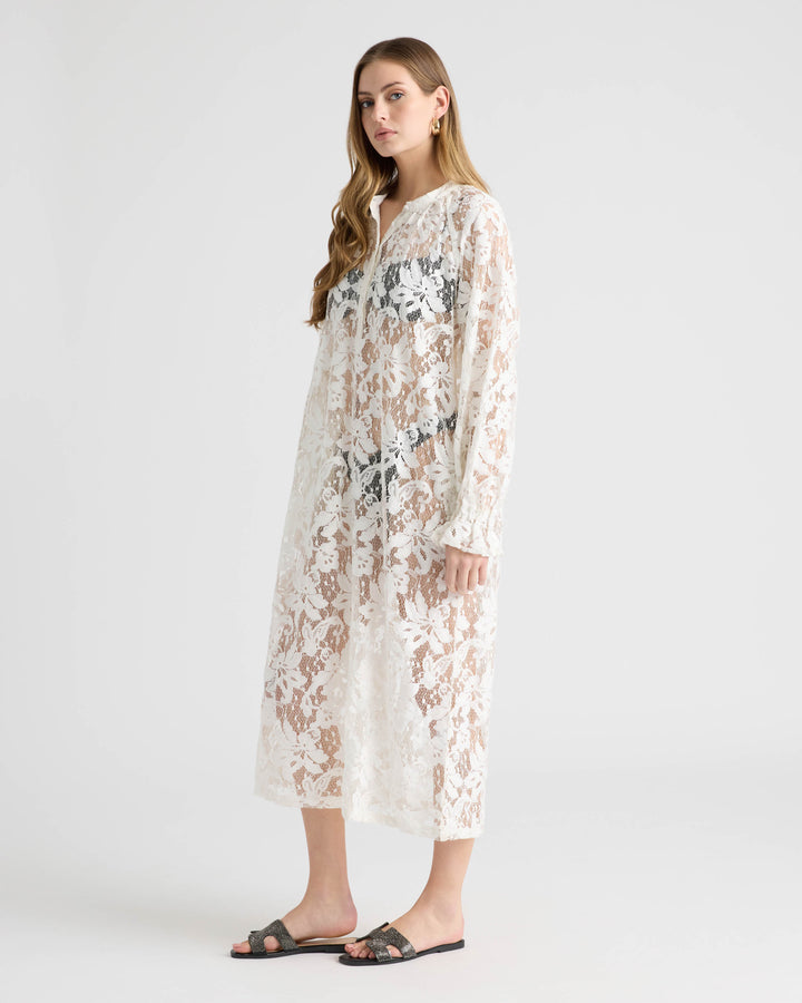 Long Shirt Dress with Raglan Sleeve
