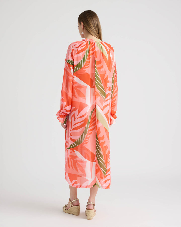 Long Shirt Dress with Raglan Sleeve