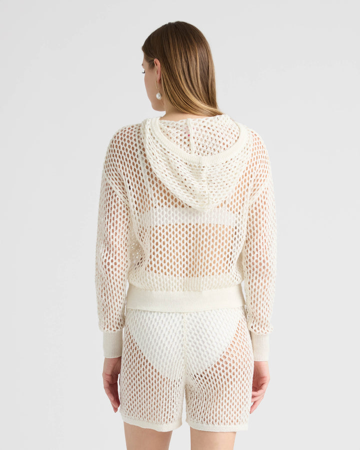 Crochet Hood Top and Short Set
