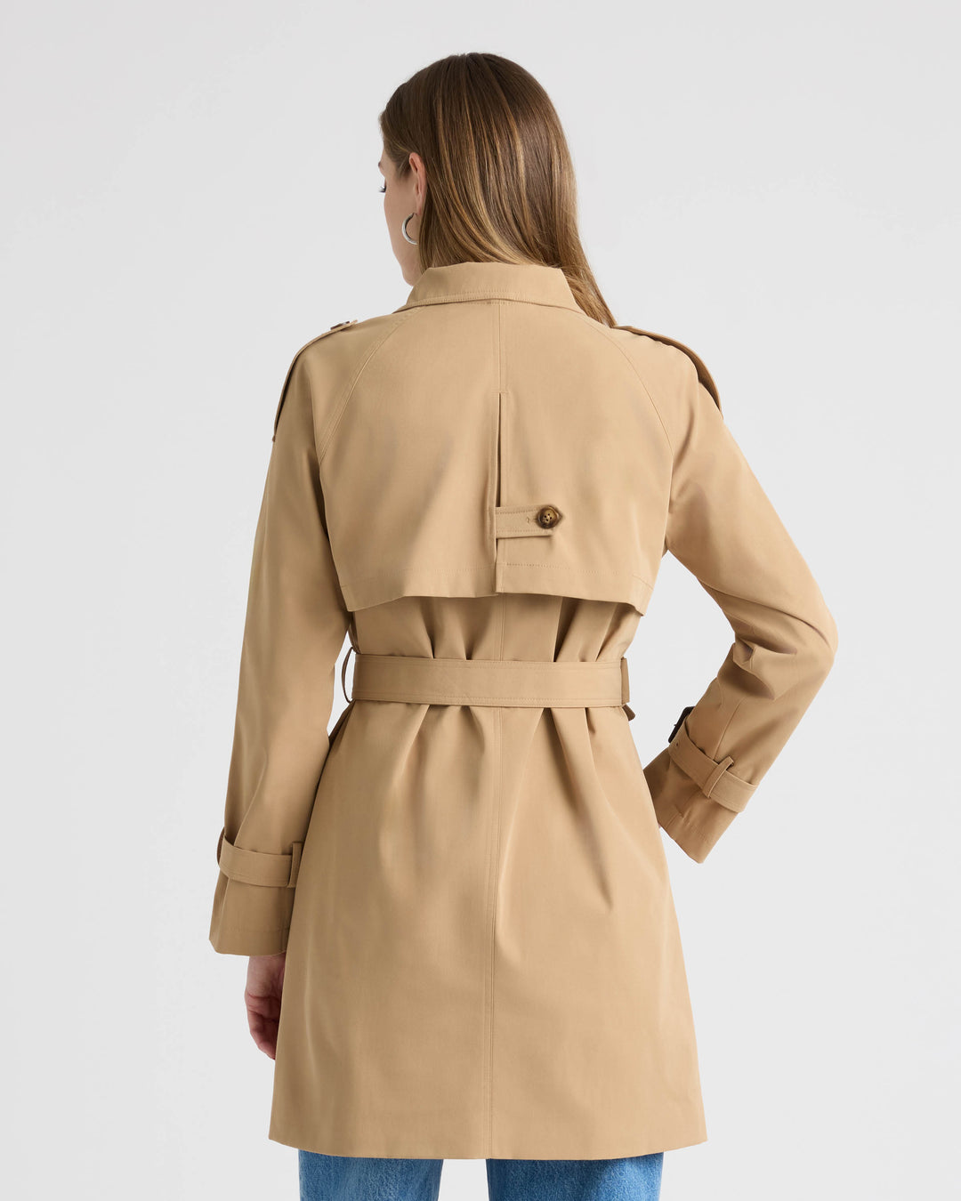 Trench Coat with Self Belt