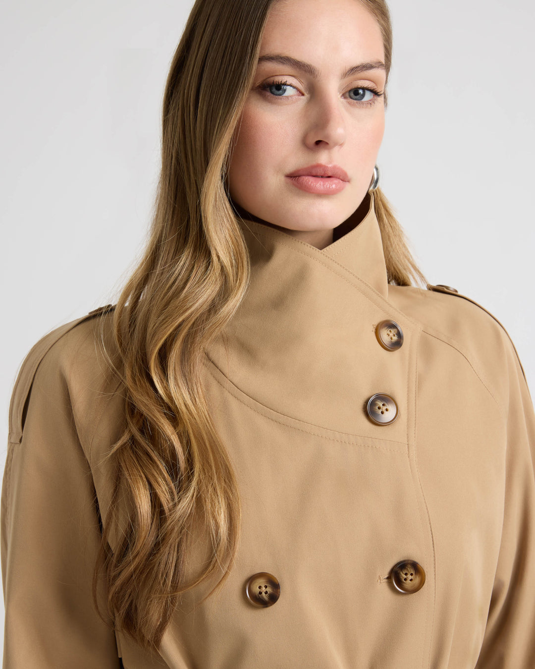 Trench Coat with Self Belt