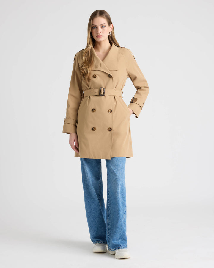 Trench Coat with Self Belt