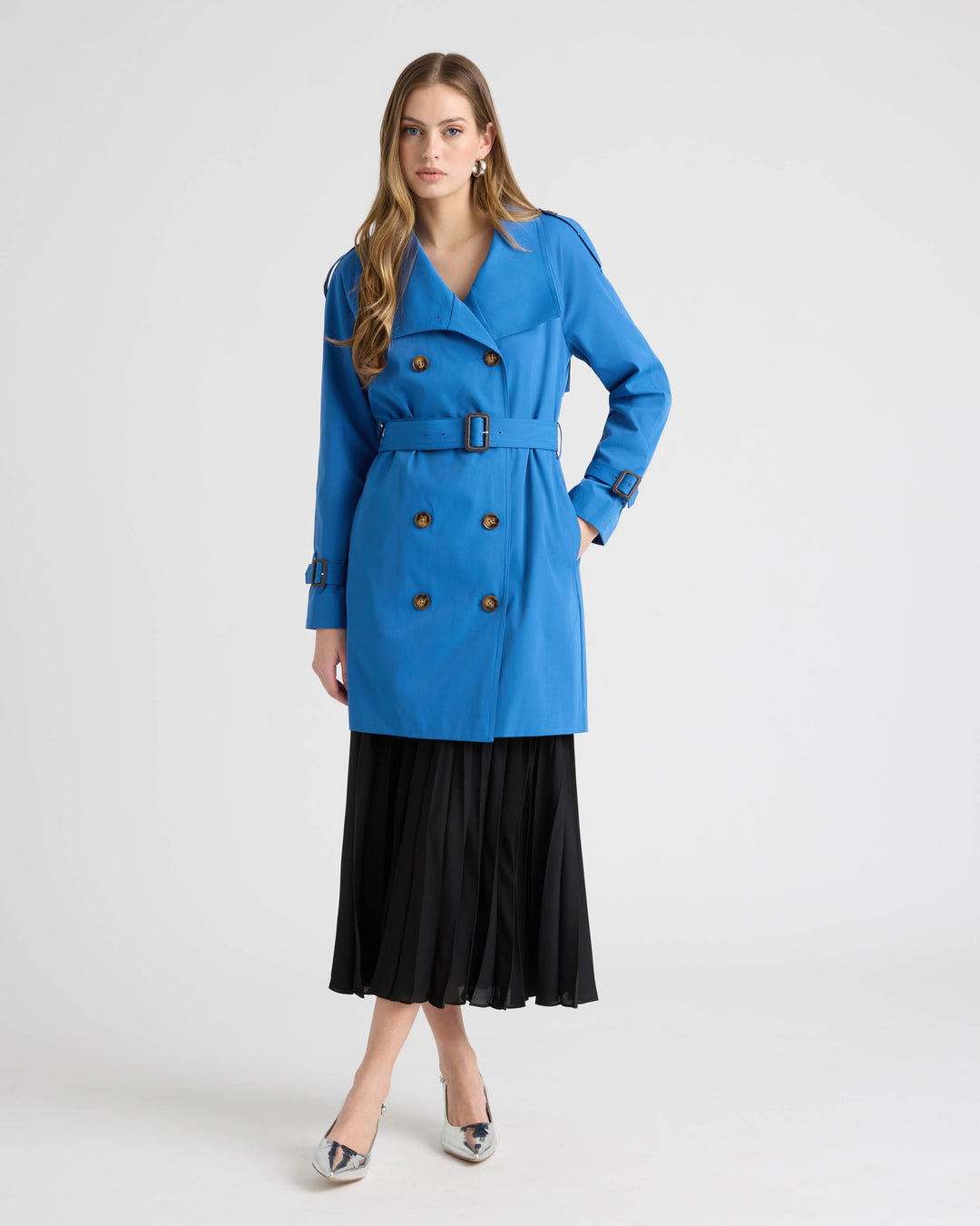 Trench Coat with Self Belt
