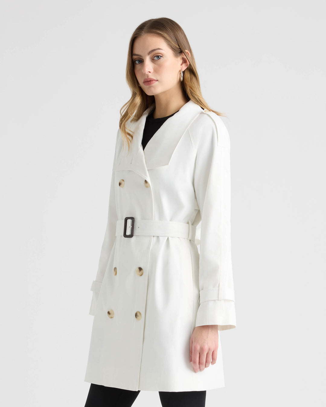 Trench Coat with Self Belt