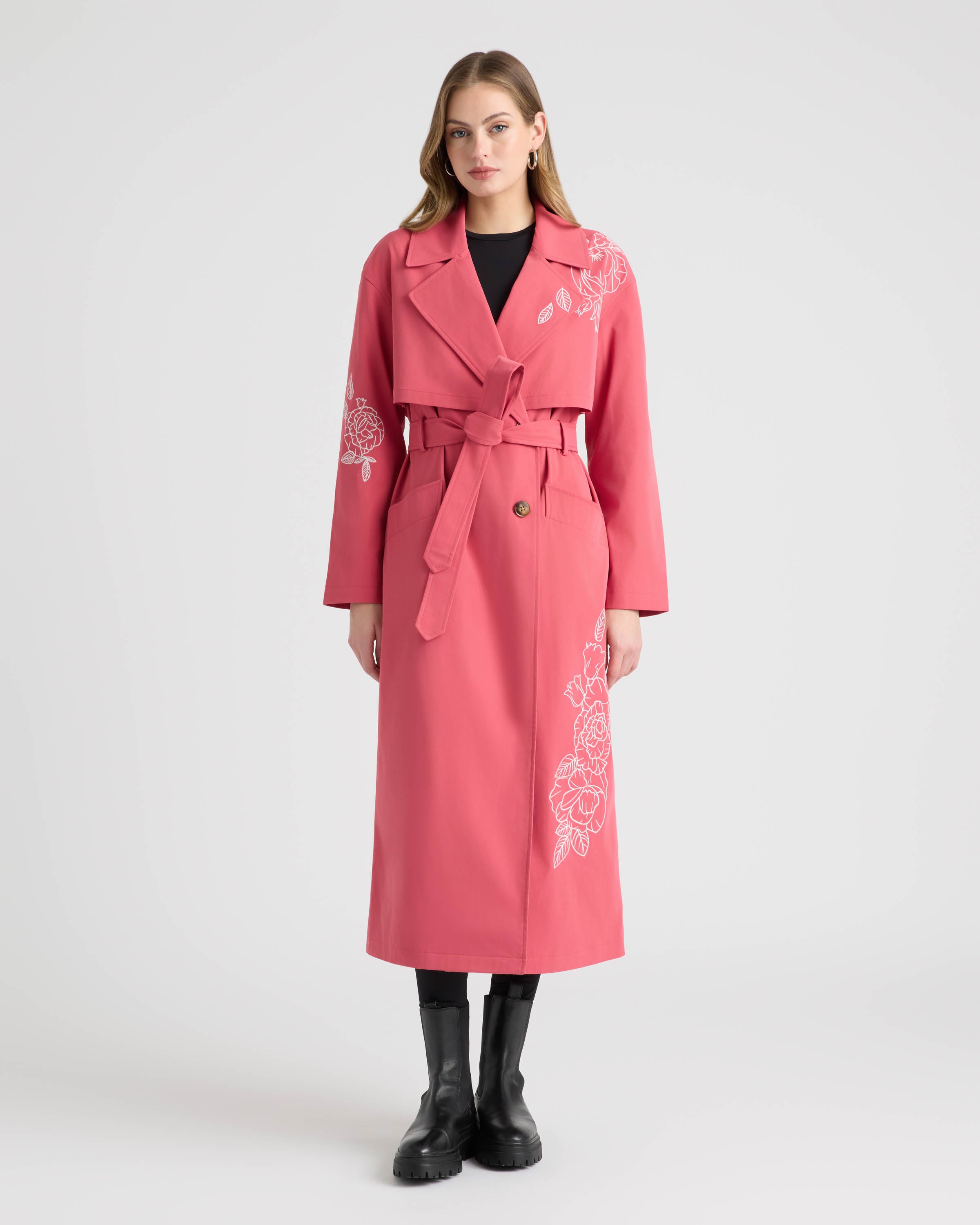 Trench Coat with Embroideries – NVLT
