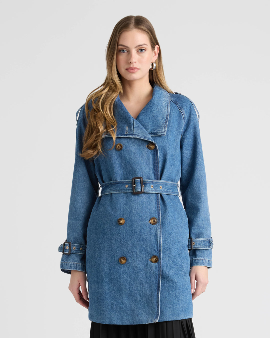 Denim Trench Coat