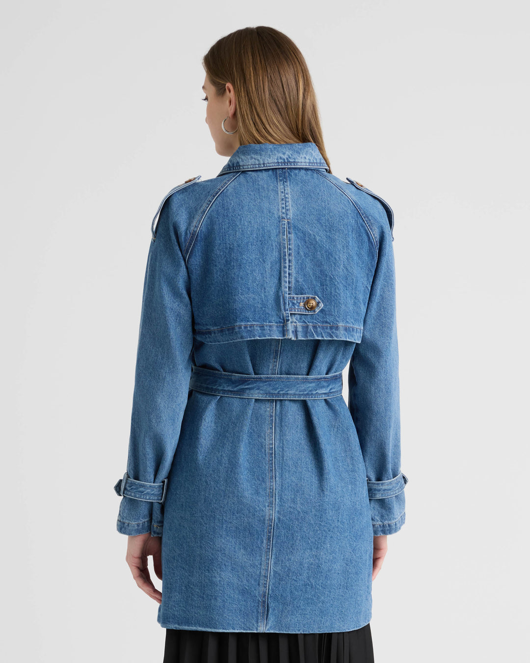 Denim Trench Coat