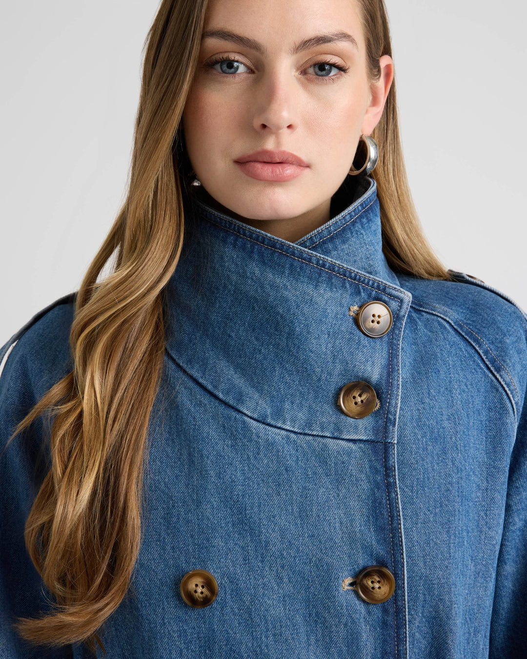 Denim Trench Coat
