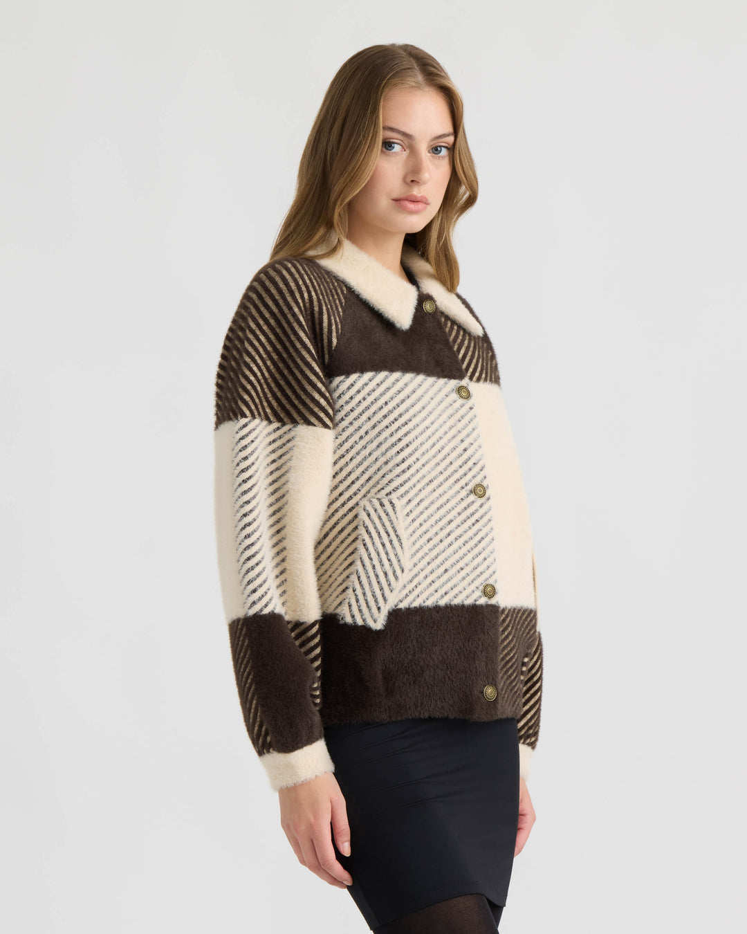 Eyelash Bomber Coatigan