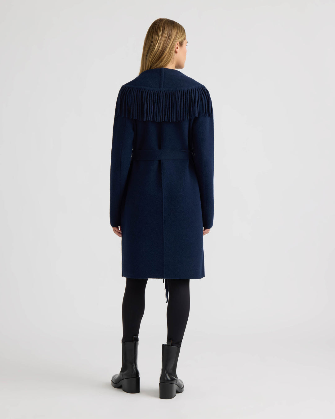 Eyelash Mink Wrap Fringe Coatigan