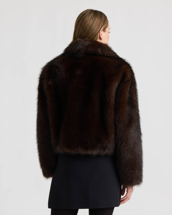 Long Hair Faux Fur Jacket