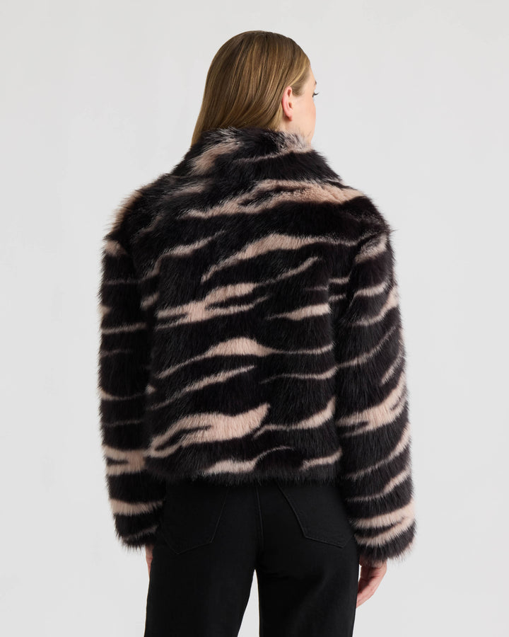 Long Hair Faux Fur Jacket