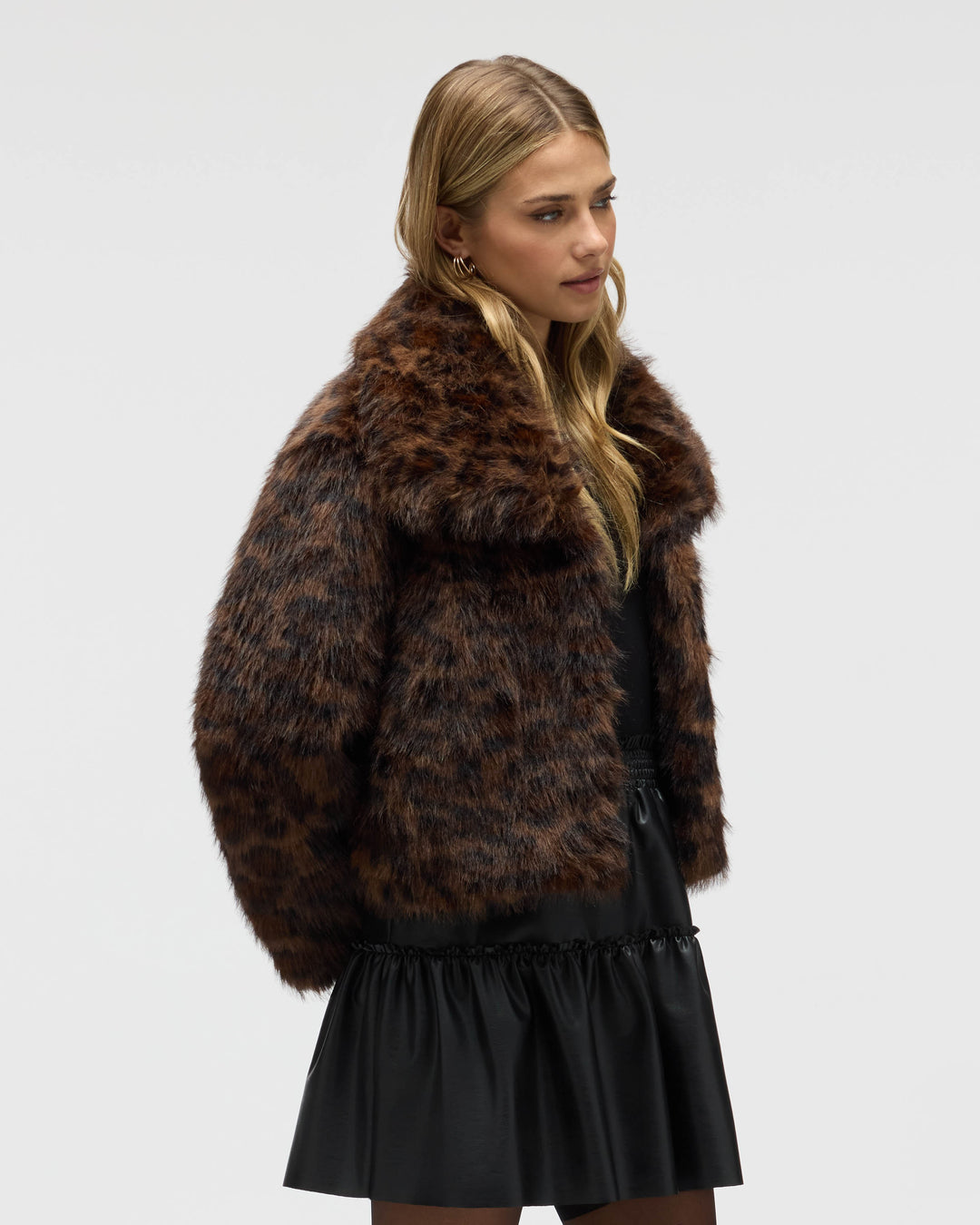Long Hair Faux Fur Jacket