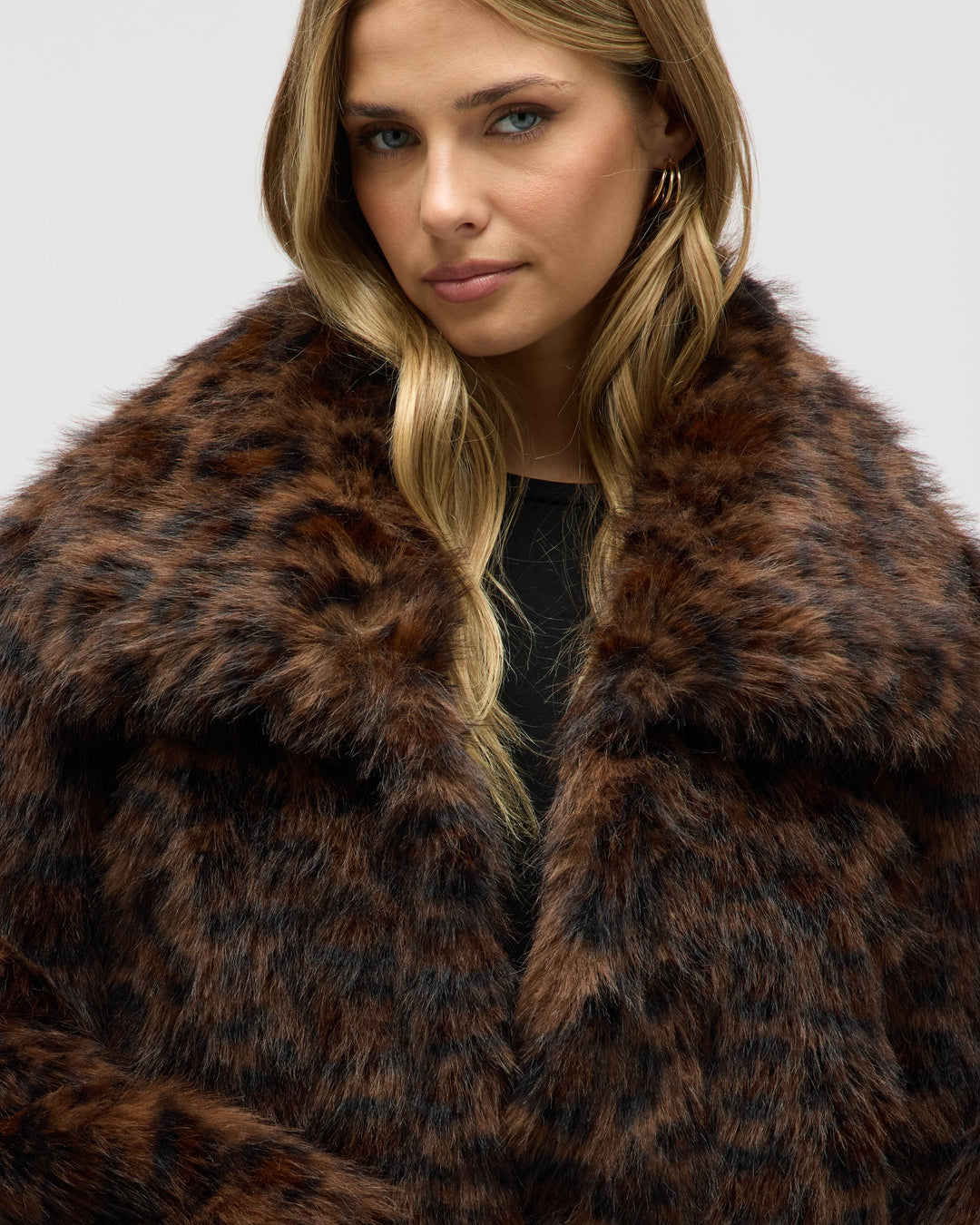 Long Hair Faux Fur Jacket