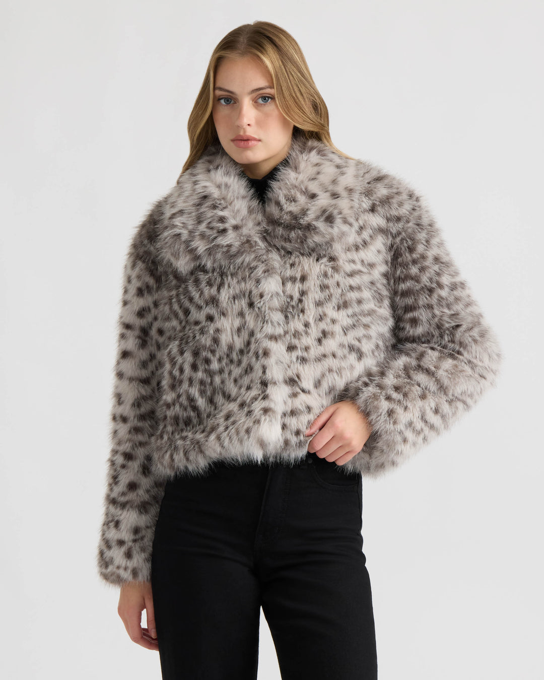 Long Hair Faux Fur Jacket