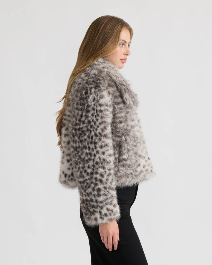 Long Hair Faux Fur Jacket
