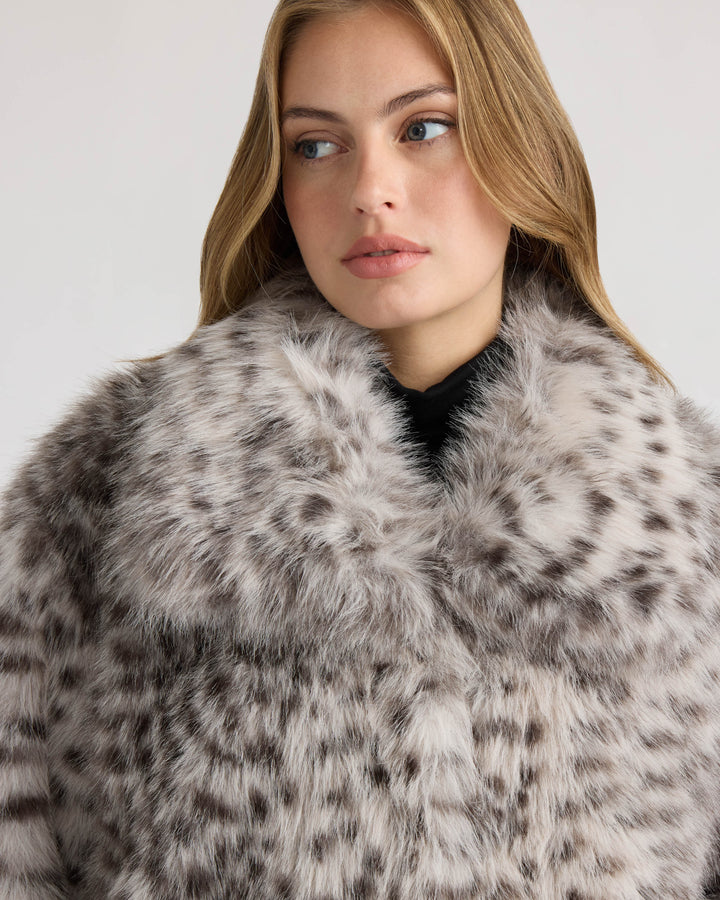Long Hair Faux Fur Jacket