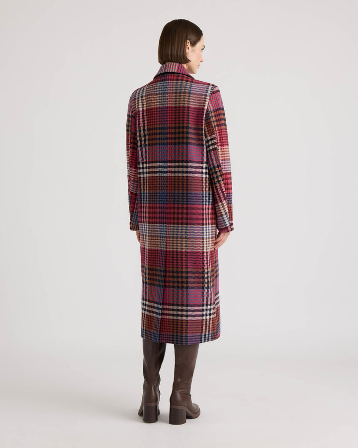Long Coat with Notch Collar