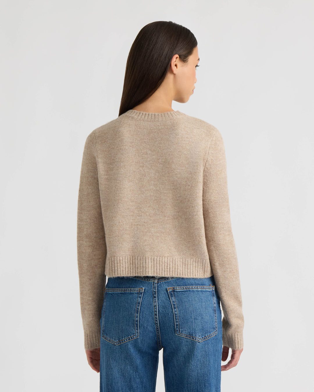 Cardigan with Placement Embroidery