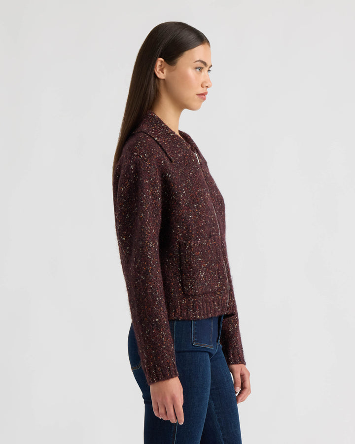 Zip Front Sweater Jacket