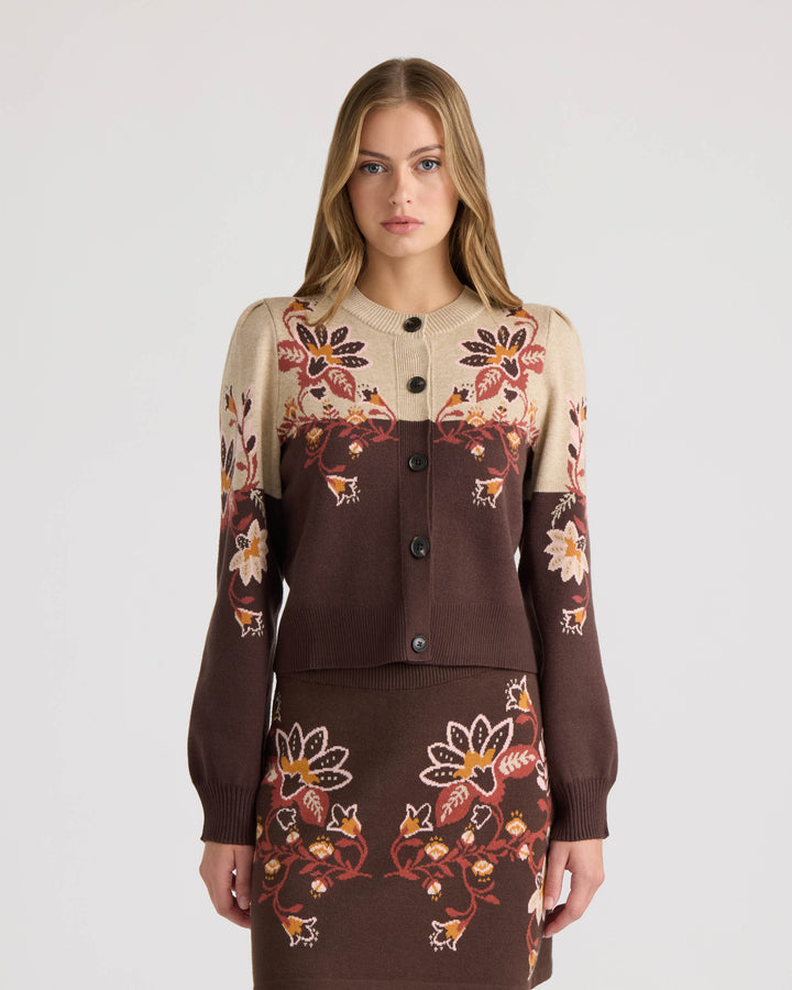 Jacquard Cardigan