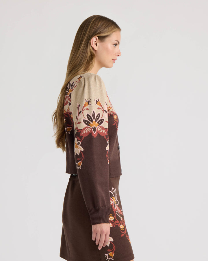Jacquard Cardigan