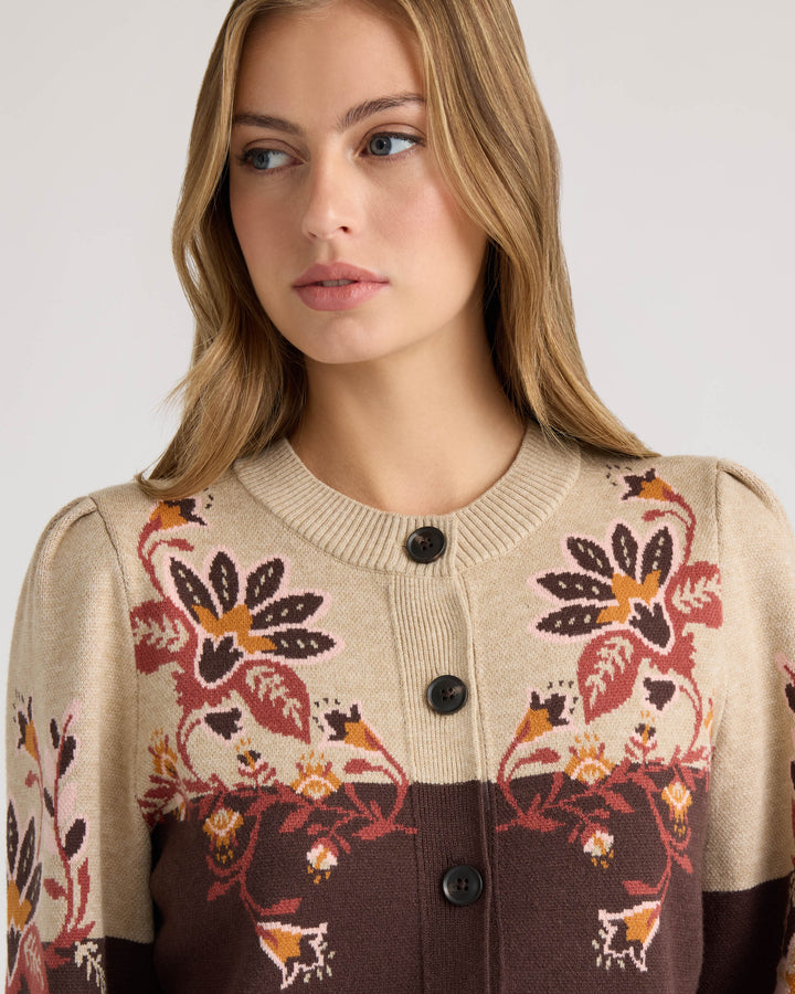 Jacquard Cardigan