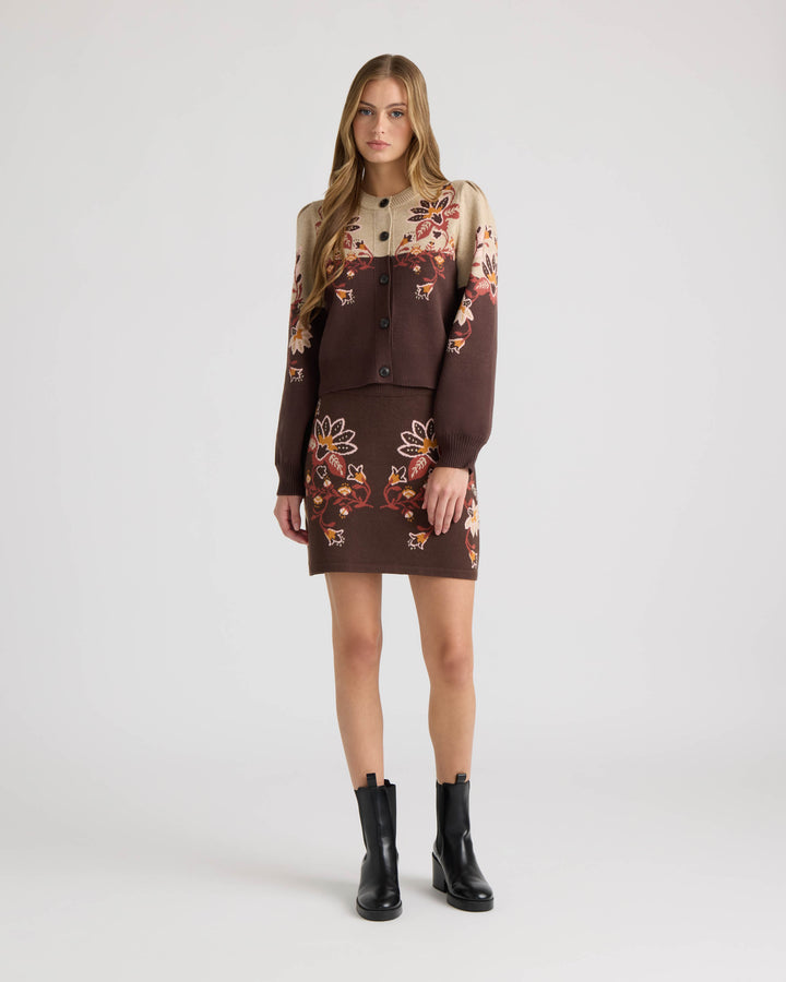 Jacquard Cardigan