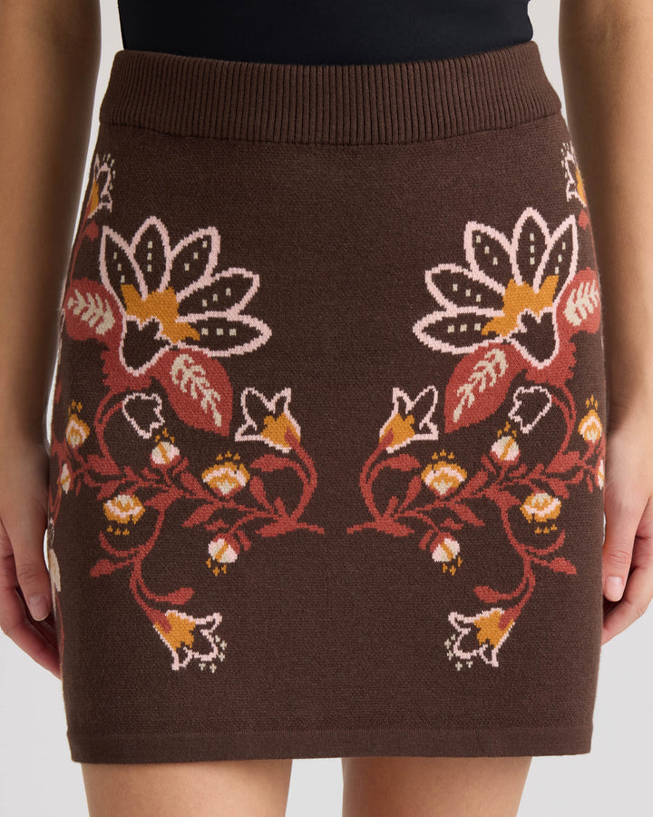 Jacquard Mini Skirt