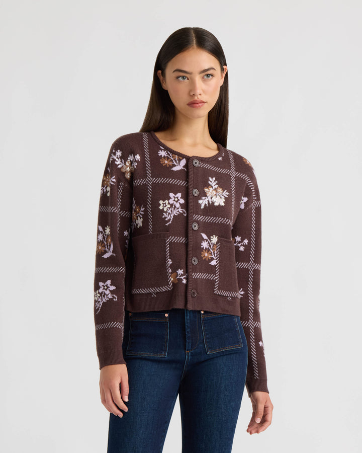 Patchwork Sweater Cardigan