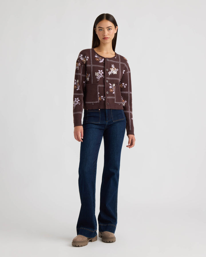 Patchwork Sweater Cardigan