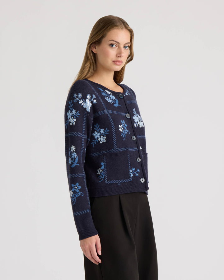Patchwork Sweater Cardigan