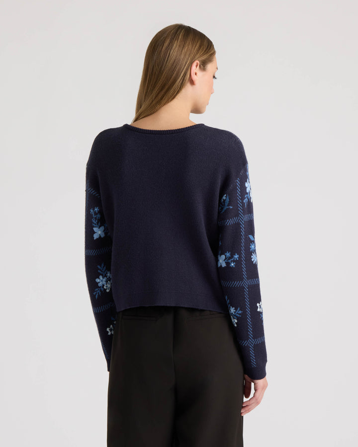 Patchwork Sweater Cardigan