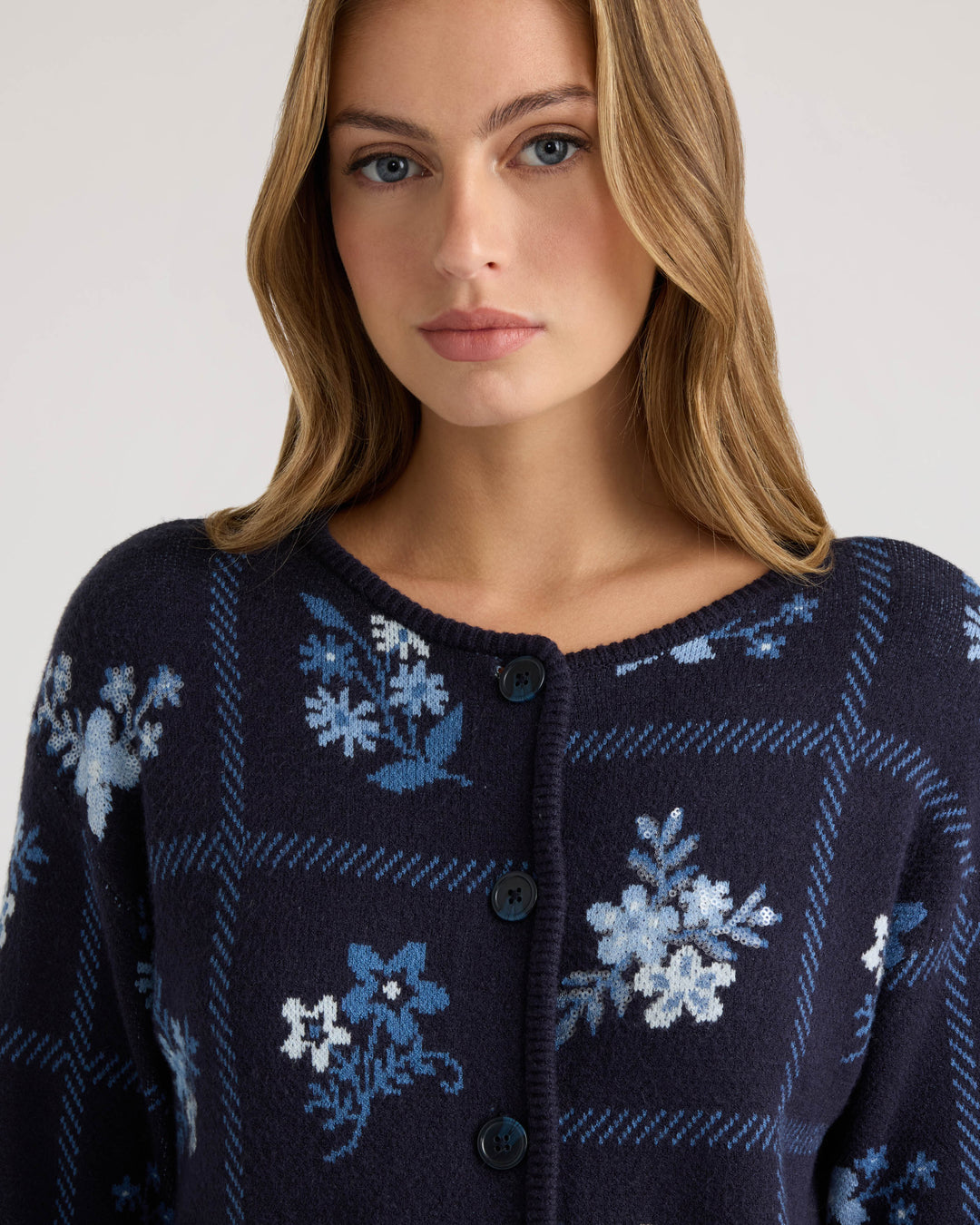 Patchwork Sweater Cardigan