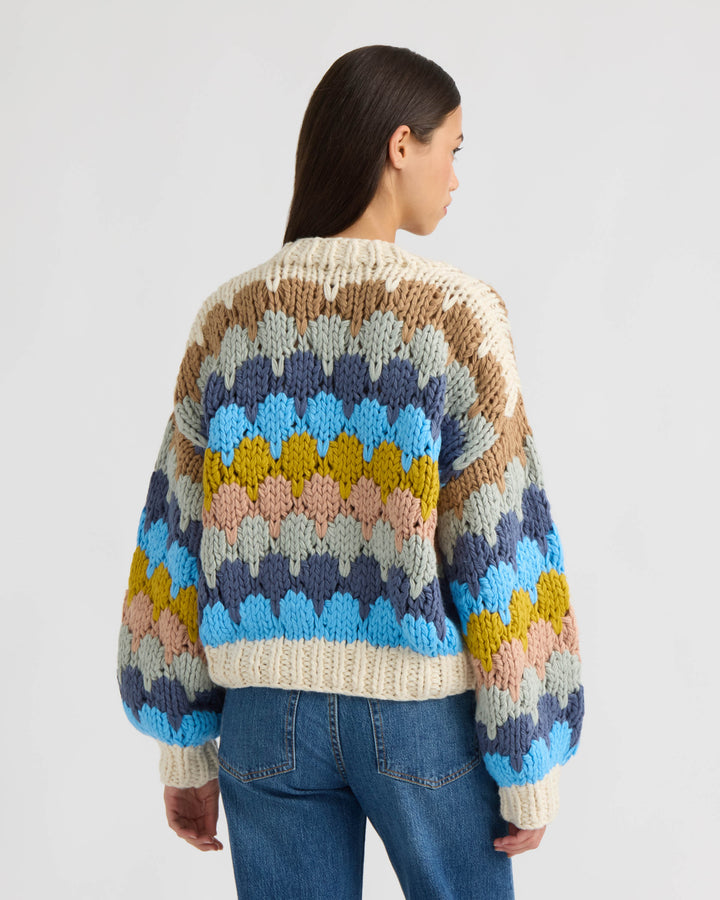 Chunky Hand Knitted Cardigan