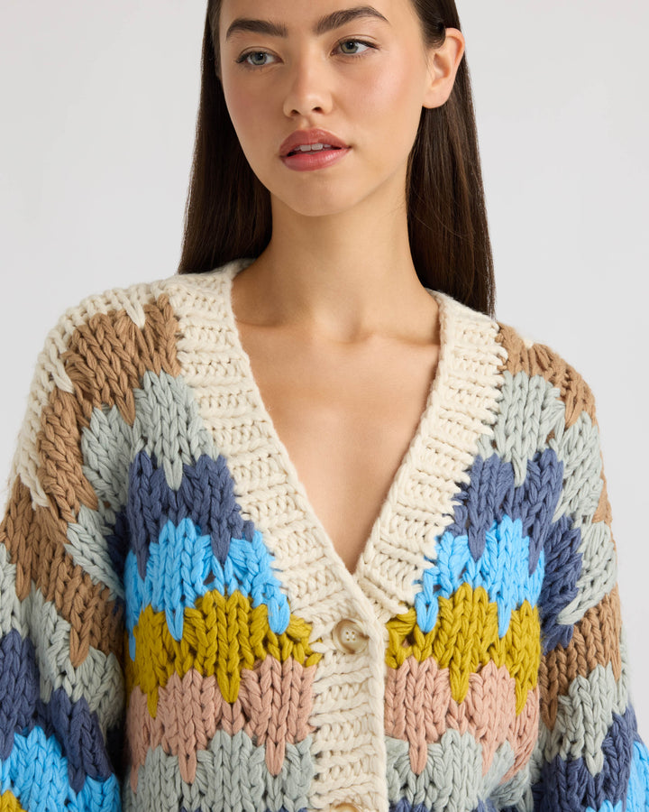 Chunky Hand Knitted Cardigan