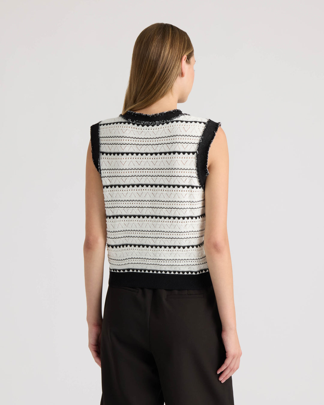 V-Neck Button Front Vest