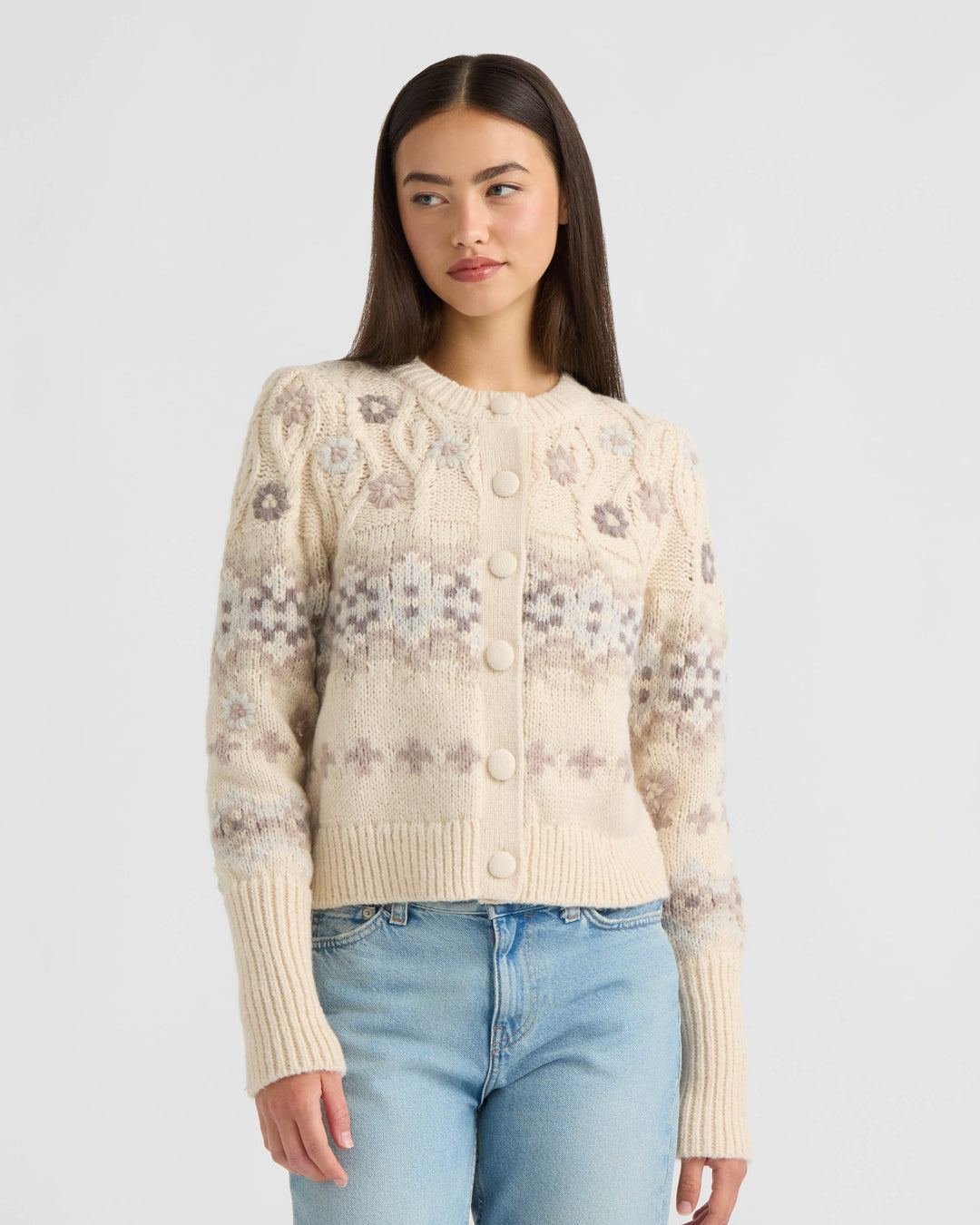 Embroidered Cardigan