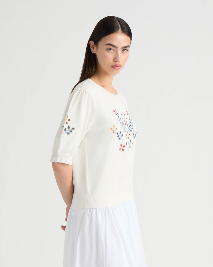 Eyelet Sweater