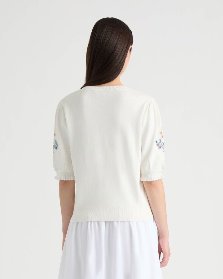 Eyelet Sweater