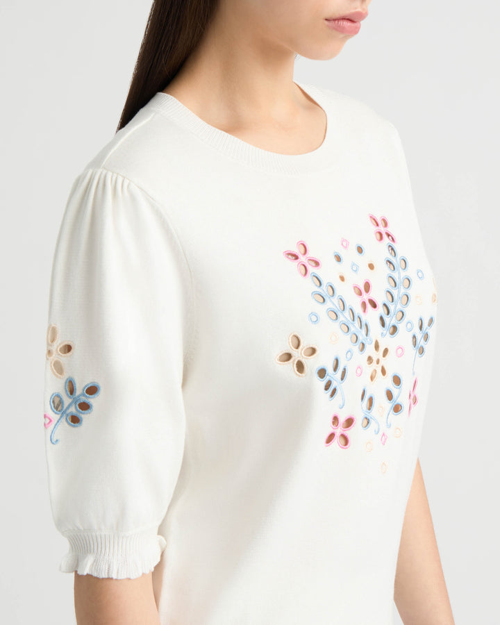 Eyelet Sweater