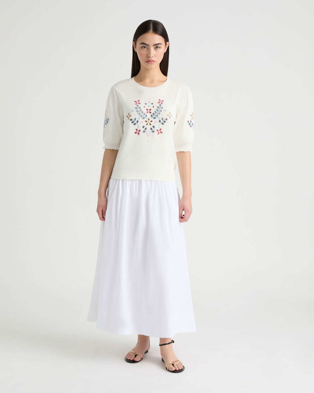 Eyelet Sweater